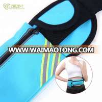 ZHIZIN Adjustable Elastic Waterproof Colorful Fanny Pack Belt Running Sports Waist Bag