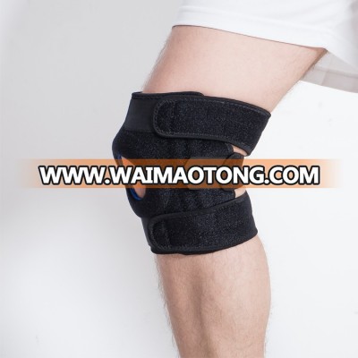 Knee Support, Open-Patella Stabilizer with Adjustable Strapping & Extra-Thick Breathable Neoprene Sleeve